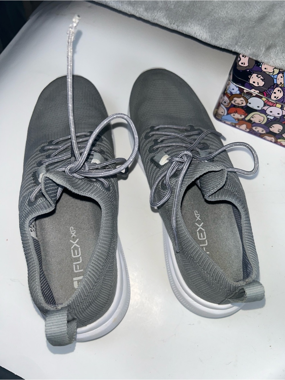 Footjoy Flex XP Gray Knit Slip-On Sneakers - Picture 11 of 15